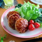 簡単節約☆卵なし和風豆腐ハンバーグ。