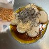 ごま油香る ホタテの塩昆布和えの工程1