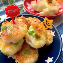 包丁も調味料も不要！〝枝豆チーズのはんぺん焼き〟