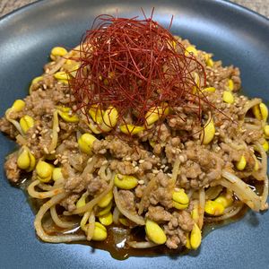 楽ラク手抜キッチン🐶🐾の作ってみた!投稿(【ピリ辛肉味噌もやし】炒めるだけ！)