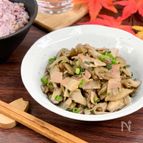簡単秋旨おかず＊舞茸とベーコンの麺つゆ炒め＊ご飯が美味しい★