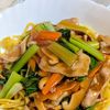 まゆのの作ってみた!投稿(お店以上とほめられる！具沢山『豚と小松菜のあんかけ焼きそば』)