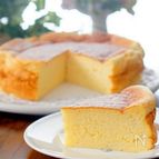 ストウブ鍋でカロリー控えめのスフレチーズケーキ