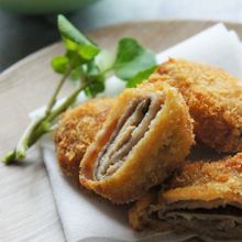 うま味じゅわ♡椎茸肉巻きフライ