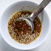 薄切り豚肉で作るニラネギ巻き焼梅ポン酢かけの工程4