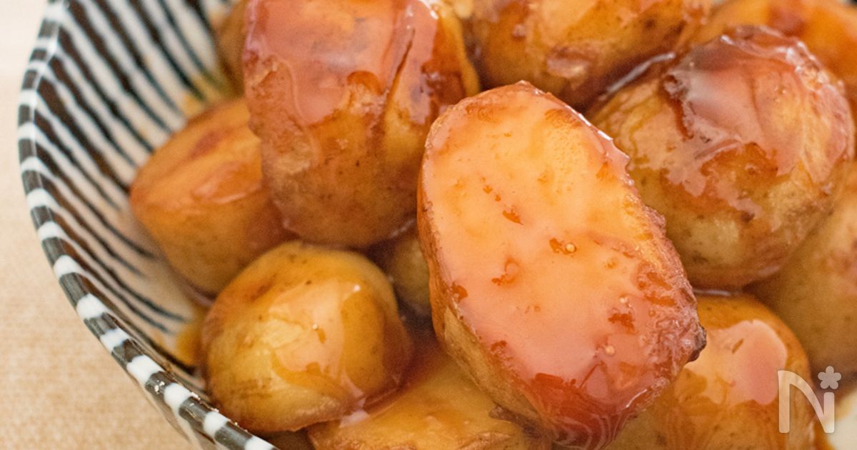 新じゃがいもの甘辛煮