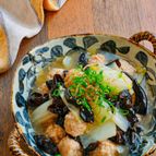 えのき鶏団子と白菜ときくらげの旨だしあん
