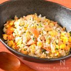 ブナピーごはんの鮭チャーハン