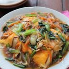 【ダイエット】豆腐の卵つつみ　中華風野菜あんかけ