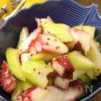 秋の夜長にお酒と楽しみたい♪タコとセロリのマリネ
