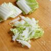 シャキシャキ♪白菜入りさっぱりもずく酢の工程1