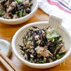 日持ち食材で♪『ひじきときゅうりとツナの胡麻ポン和え』