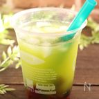 抹茶果茶　台湾果茶風　暑い日におすすめ！