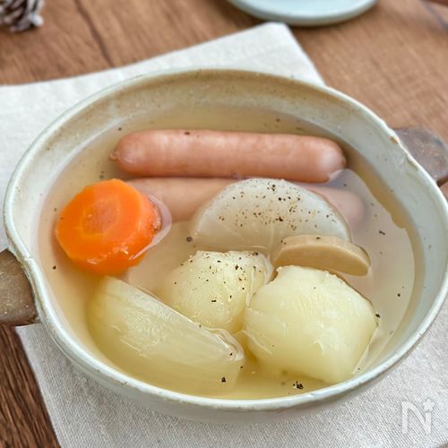 和風だしのポトフ【だしパックで簡単・生姜で体ぽかぽか♪】