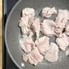 甘辛てりてり！豚バラ肉のBBQソース炒め！の工程1