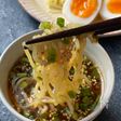 頑張らない日のピリ辛冷やしざるラーメン