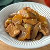 厚切り豚肉とごぼうのこってり煮