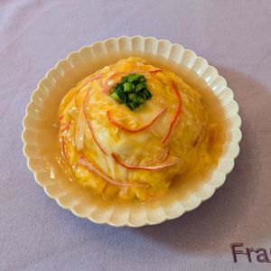 𝔂𝓾𝓶𝓲🍓の作ってみた!投稿(こくうま♩塩あんの天津飯)