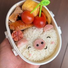すぐできる◎子供喜ぶ豚さん弁当