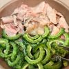 『おうち居酒屋風♪』ゴーヤと豚肉と豆腐の塩ニンニク炒めの工程5