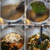 《冷やして常備菜に》切り昆布とさつま揚げ、凍り豆腐のさっと煮の工程2