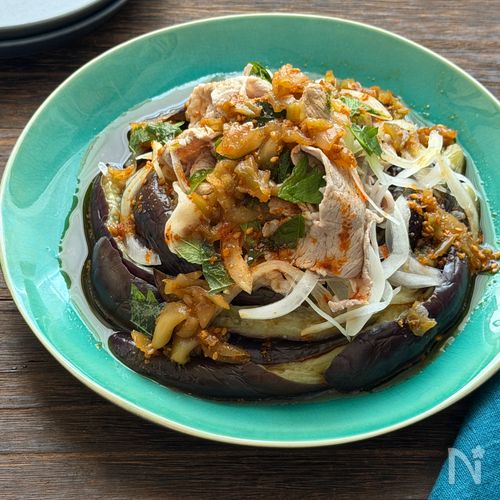 なすのピリ辛しゃぶしゃぶサラダ