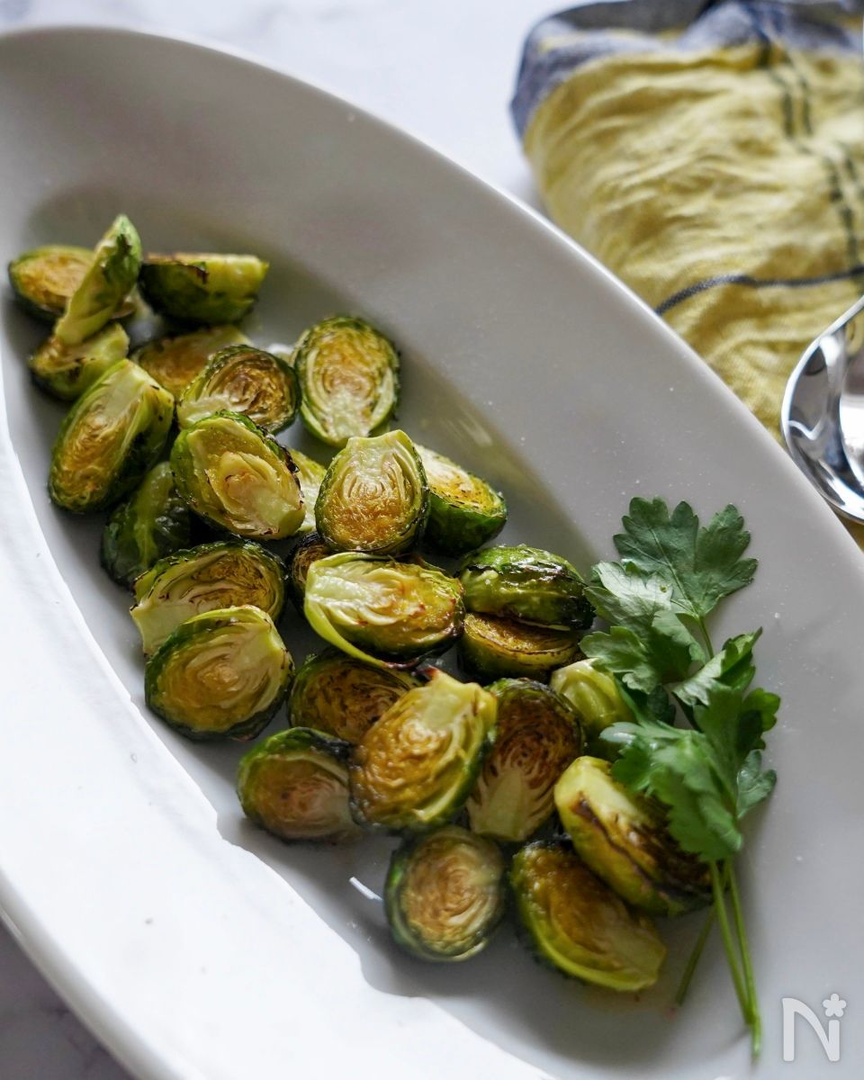 トタン屋根のビストロ芽キャベツのレシピ