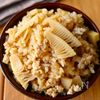 炊くまで5分！【たけのこ×ひき肉炊き込みご飯】旨味たっぷり♩