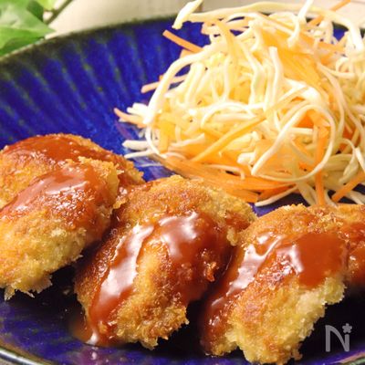洋食屋さん風ソースが美味しい♪ポークパン粉焼き
