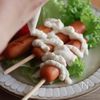 豆腐クリームのミイラフランクの工程5