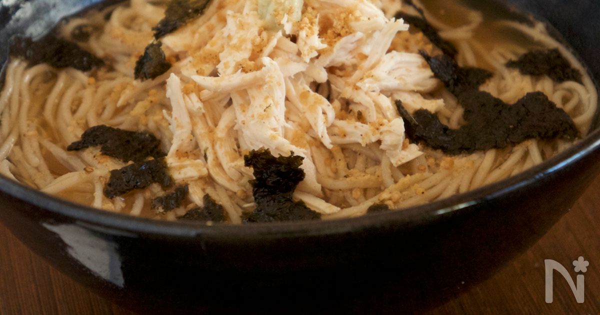 鶏ごまそば