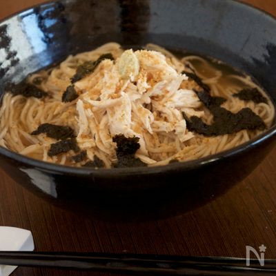 鶏ごまそば
