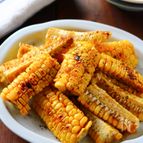 『とうもろこしのカレー醤油焼き』甘辛くって止まらない
