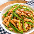 【鶏むね肉で青椒肉絲】少しのコツでパサつきなし