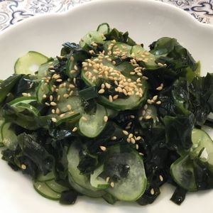 pandaの作ってみた!投稿(シンプルだけど無限に食べれる！『きゅうりとわかめの酢の物』)