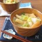 ほっこり簡単♪旨味たっぷり◎白菜と薄揚げのみそ汁