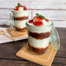 いちごジャムでつくる!簡単いちごの和風ティラミス*