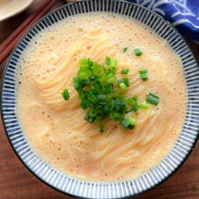 ☆ふわっふわ卵かけそうめん☆　混ぜるだけ素麺アレンジ