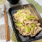 食材２つで超主役おかず＊豚バラとキャベツの簡単麺つゆ炒め＊