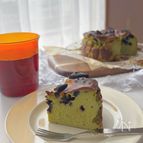 【米粉】抹茶オレオバスクチーズケーキ