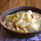 鶏肉と白菜の和風ごま豆乳クリーム煮
