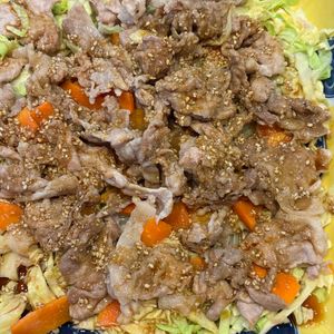 くだもの大好き🧡の作ってみた!投稿(【レンジで5分♡豚ばらキャベツ蒸し】ぱぱっと完成！たれが旨い)