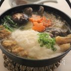 きのこたっぷり！しめまで美味しいとろろ鍋