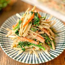 【レンジで簡単♪】デリ風ごぼうの胡麻マヨ和え