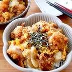 【から揚げ親子丼】お惣菜から揚げでズボラ飯★