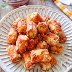 ［ちくわとズッキーニの竜田揚げ］サクじゅわ♩やみつきになる味
