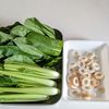 【小松菜ちくわのおかか明太マヨ】今日のおつまみサラダの下準備
