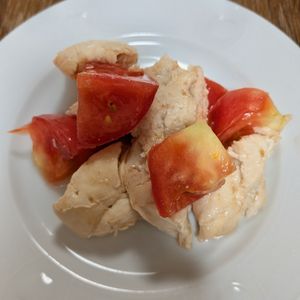 れいかの作ってみた!投稿(さっぱり美味しい！『ささみとトマトの中華風冷菜』)