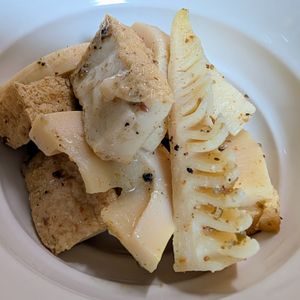 まゆのの作ってみた!投稿(柚子胡椒の風味がたまらない♡筍と厚揚げの味噌煮)