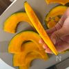お弁当にも!【ガーリックかぼちゃの豚バラ巻き】の下準備